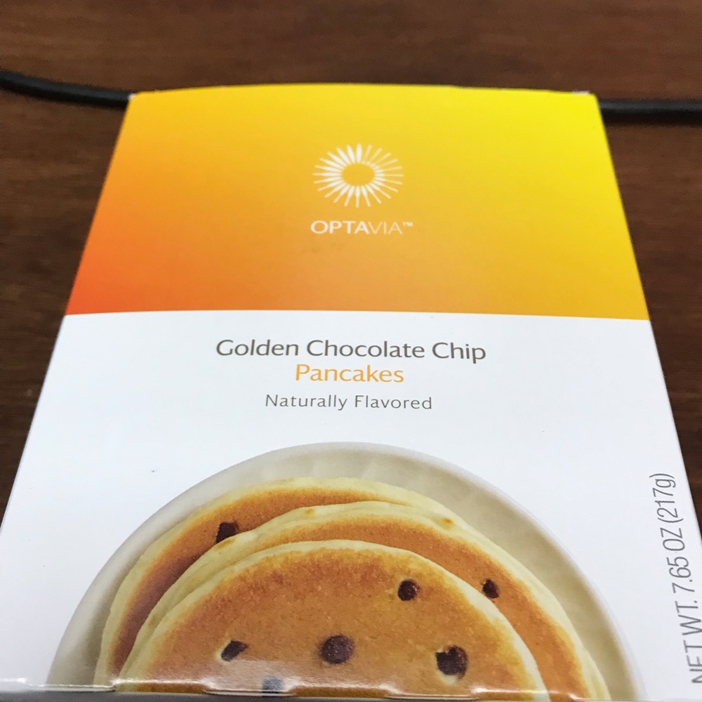 Optavia Golden Chocolate Chip Pancakes